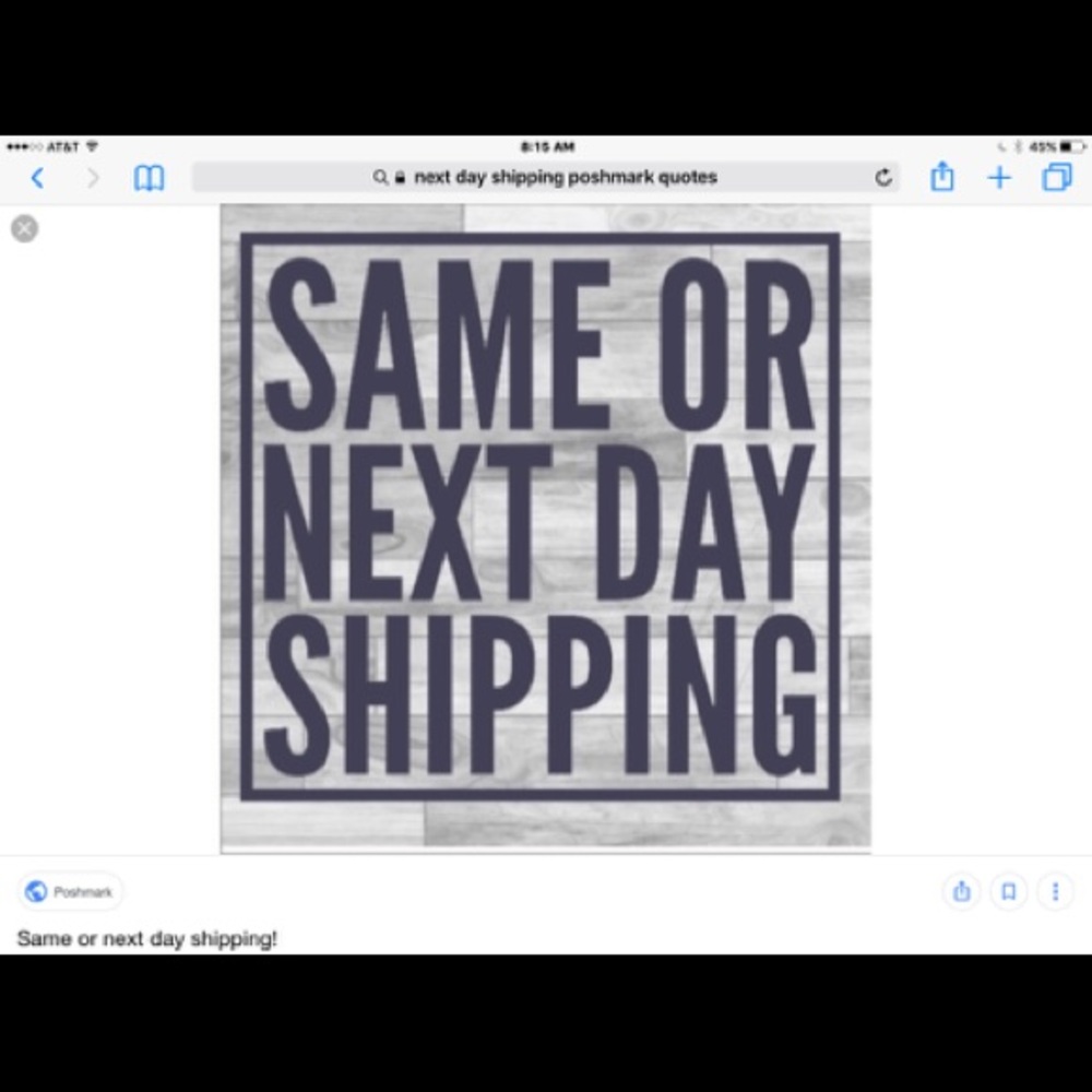 I always ship the same or next day